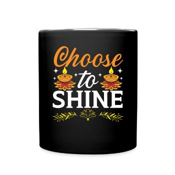 Happy Diwali Diwali Festival Indian Hindu Hinduism - Full Colour Mug - black - Front