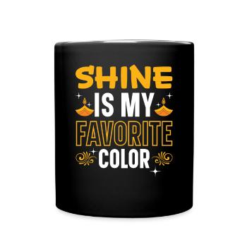 Happy Diwali Diwali Festival Indian Hindu Hinduism - Full Colour Mug - black - Front