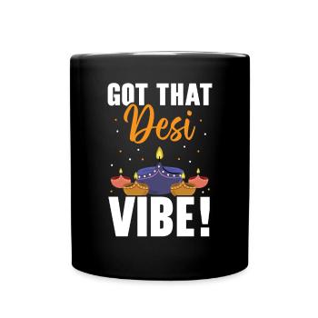 Happy Diwali Diwali Festival Indian Hindu Hinduism - Full Colour Mug - black - Front