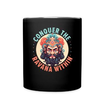 Happy Diwali Diwali Festival Indian Hindu Hinduism - Full Colour Mug - black - Front