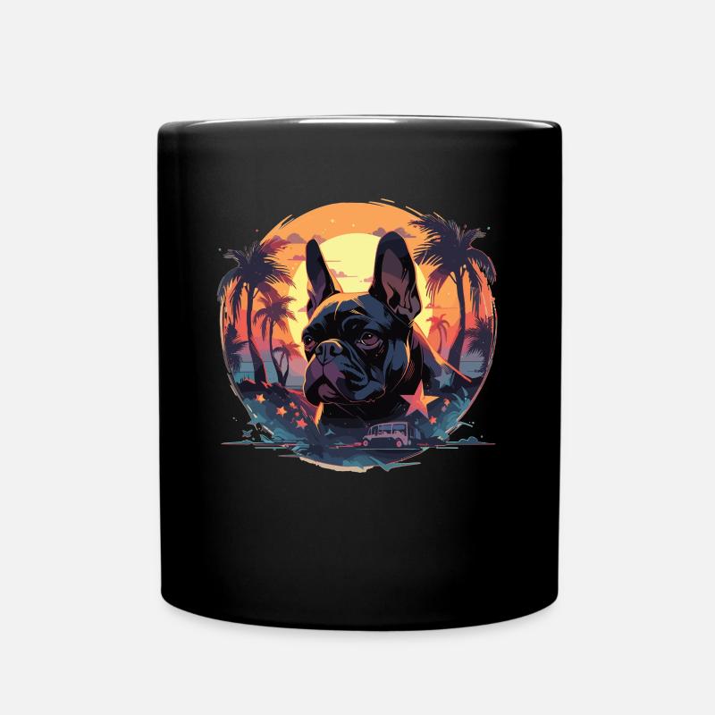 Bulldog français - Mug uni - noir
