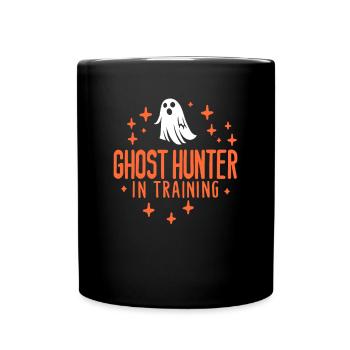 Paranormal investigator Ghost Hunter in training - Full Colour Mug - black - Front