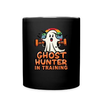 Paranormal investigator Ghost Hunter in training - Full Colour Mug - black - Front