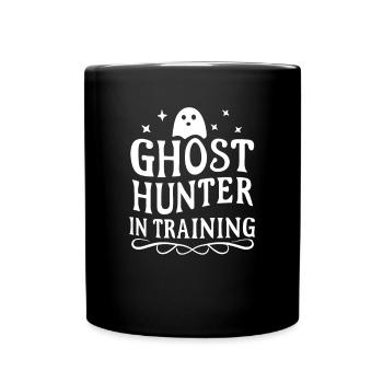 Paranormaler Ermittler Ghost Hunter in Training - Tasse einfarbig - Schwarz - Vorne