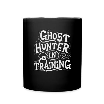Paranormal investigator Ghost Hunter in training - Full Colour Mug - black - Front