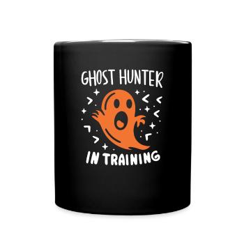 Paranormaler Ermittler Ghost Hunter in Training - Tasse einfarbig - Schwarz - Vorne