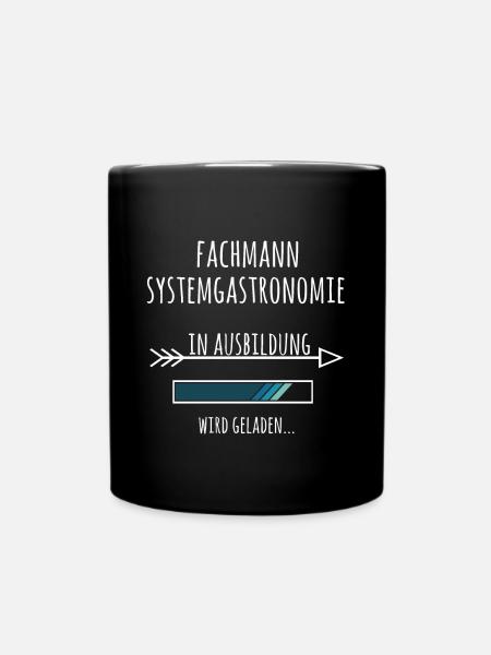 Fachmann Systemgastronomie Ausbildung Beruf - Tasse einfarbig - Schwarz