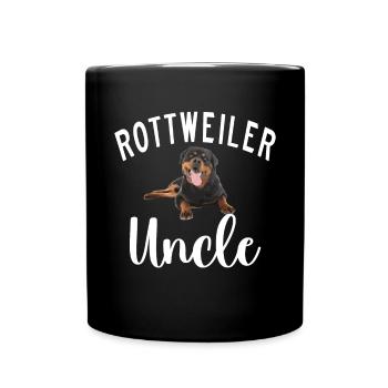 Rottweiler Gifts - Tasse einfarbig - Schwarz - Vorne