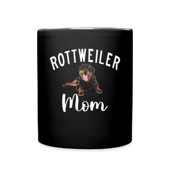 Rottweiler Gifts - Tasse einfarbig - Schwarz - Vorne