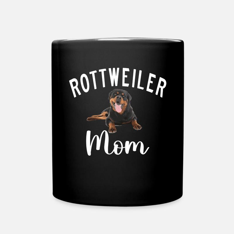 Rottweiler Gifts - Tasse einfarbig - Schwarz