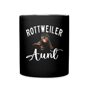 Rottweiler Gifts - Tasse einfarbig - Schwarz - Vorne