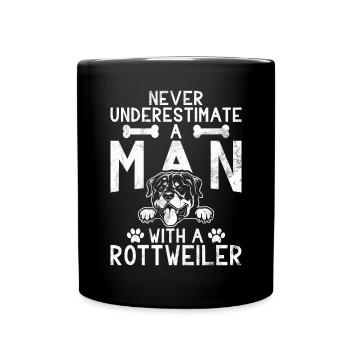 Rottweiler Gifts - Full Colour Mug - black - Front