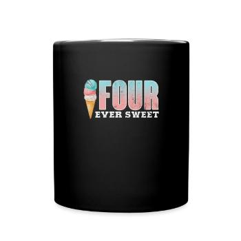 Glace - Mug uni - noir - Devant