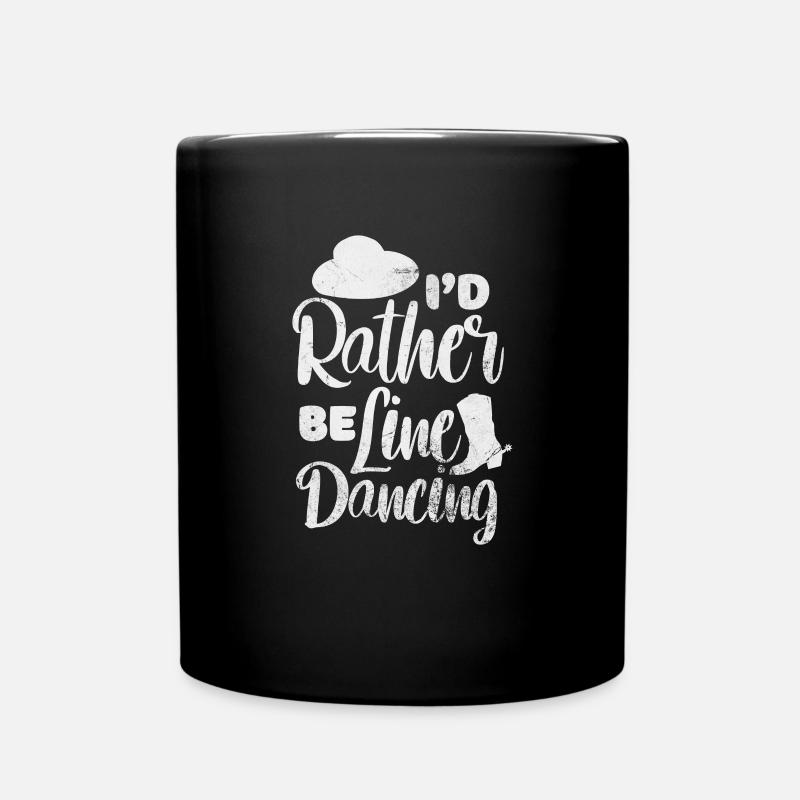 Linedance - Tasse einfarbig - Schwarz