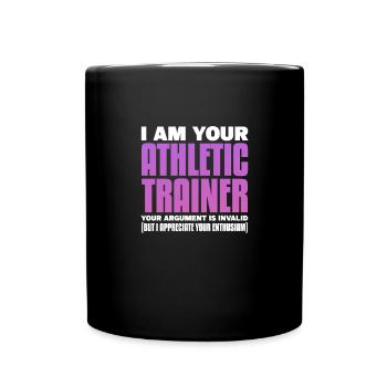Sportmediziner - Tasse einfarbig - Schwarz - Vorne