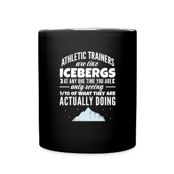 Médecin du sport - Mug uni - noir - Devant
