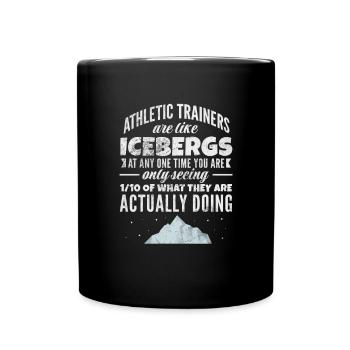 Sportmediziner Sportmedizin Athletiktrainer - Tasse einfarbig - Schwarz - Vorne