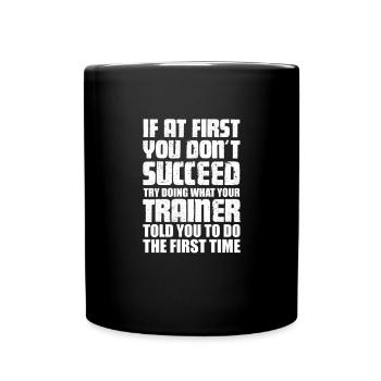 Médecin du sport - Mug uni - noir - Devant