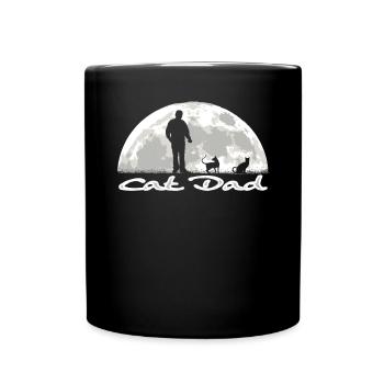 Amoureux des chats, cadeau accessoire chat - Mug uni - noir - Devant