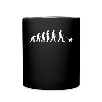 Cat Friend, Cat Accessories Gift - Full Colour Mug - black - Front