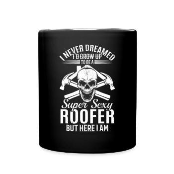 Je n’ai jamais rêvé que je grandirais pour devenir un Roo super sexy - Mug uni - noir - Devant