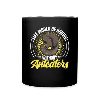 Ennuyeux sans fourmiliers fourmiliers - Mug uni - noir - Devant