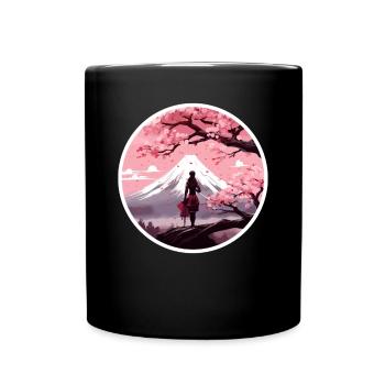 Traditional Japanese Geisha - Tasse einfarbig - Schwarz - Vorne