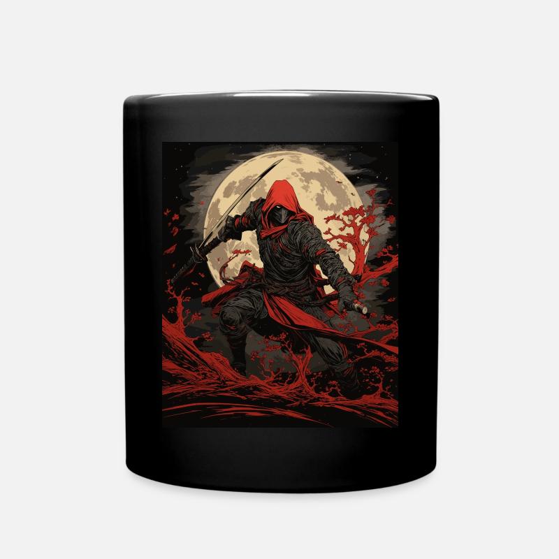 Japense Silent Assassin Nija Art - Tasse einfarbig - Schwarz