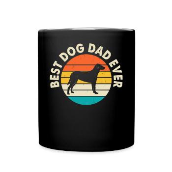 Dog Daddy Father Father's Day - Full Colour Mug - black - Front