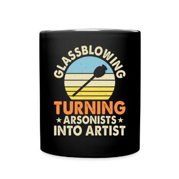 Glassblower - Full Colour Mug - black - Front