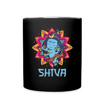 Frohes Diwali Diwali Fest Indischer Hinduismus - Tasse einfarbig - Schwarz - Vorne