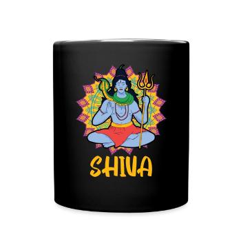 Frohes Diwali Diwali Fest Indischer Hinduismus - Tasse einfarbig - Schwarz - Vorne