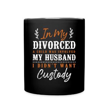 Happy Divorce Party dans mon divorce - Mug uni - noir - Devant
