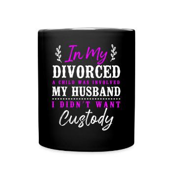 Happy Divorce Party dans mon divorce - Mug uni - noir - Devant