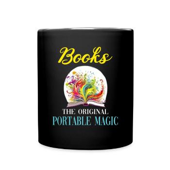 Books The Orginal Portable Magic - Tasse einfarbig - Schwarz - Vorne