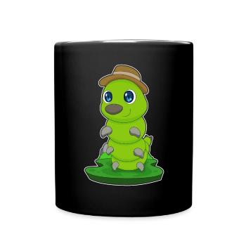 Chapeau chenille - Mug uni - noir - Devant