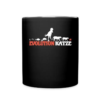 Cat Friend, Cat Accessories Gift - Full Colour Mug - black - Front