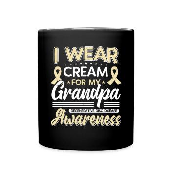 Degenerative Disc Disease Ninja I - Full Colour Mug - black - Front