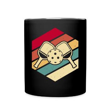Pickleball - Mug uni - noir - Devant