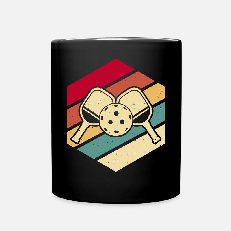 Pickleball - Tasse einfarbig - Schwarz