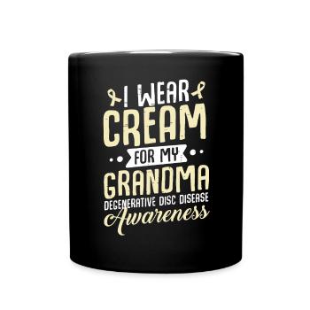Degenerative Disc Disease Ninja I - Full Colour Mug - black - Front
