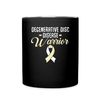 DDD Awareness Month Degenerative - Full Colour Mug - black - Front