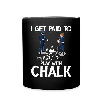 Drôle de scientifique médico-légal - Mug uni - noir - Devant
