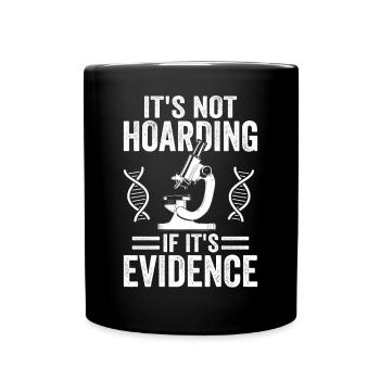 Drôle de scientifique médico-légal - Mug uni - noir - Devant