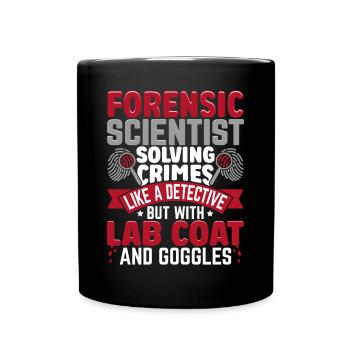 Lustig - Tasse einfarbig - Schwarz - Vorne