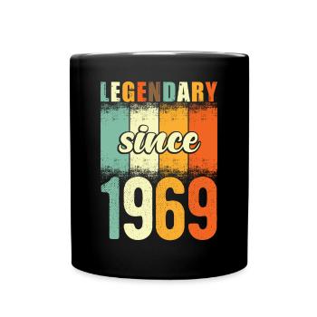 Légendaire depuis 1969 Retro Vintage Anniversaire - Mug uni - noir - Devant