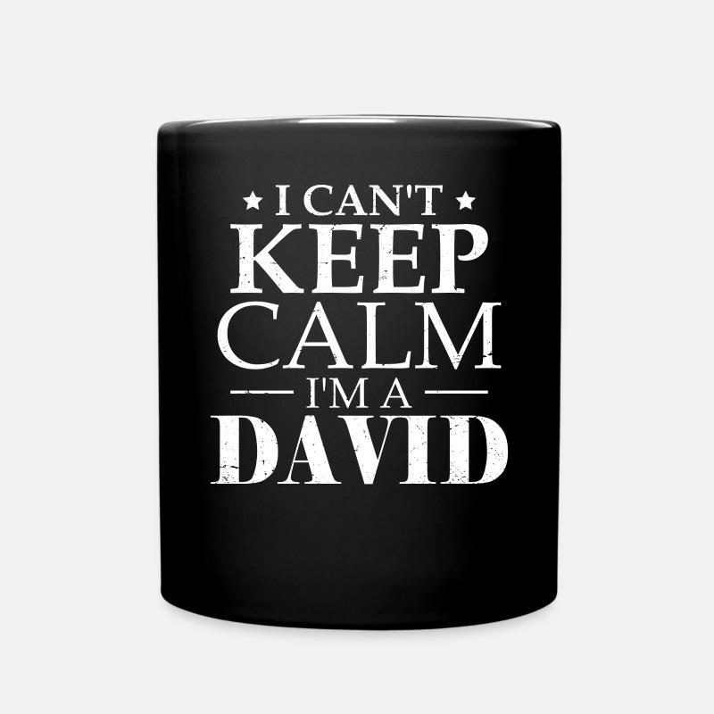 Funny Dave David Sarcasm Humor - Full Colour Mug - black
