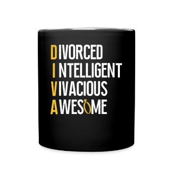 Happy Divorce Party divorcé - Mug uni - noir - Devant