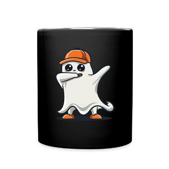 Ghost Dabbing Halloween Dabbing Dab Ghost - Mug uni - noir - Devant