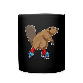 Patins en ligne Biber - Mug uni - noir - Devant